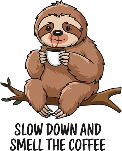 STICKY DUDE Coffee Sticker, Death Before Decaf Sticker, 4 inches - Yeti Cup Vinyl Waterproof Sticker Decal Car Laptop Wall Window Bumper Sticker in Saudi Arabia