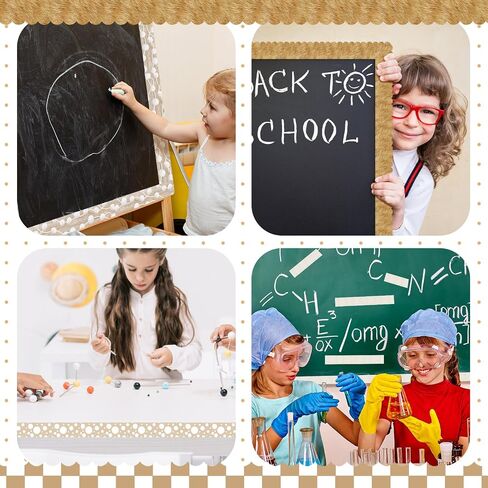 6 Rolls 196.8ft Colorful Composition Bulletin Board Border Composition Notebook Classroom Decoration Back to School Board Trim Bulletin Chalkboard Wall Decorations for Office School Wall in Saudi Arabia