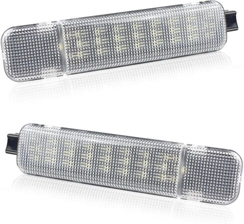 HERCOO Interior Door Light LED Door Panel Courtesy Lights Lamp Assembly Compatible with Chevy Silverado GMC Sierra 1500 2500 3500 HD Tahoe Suburban Yukon Cadillac Escalade Hummer H2, White Red in Kuwait