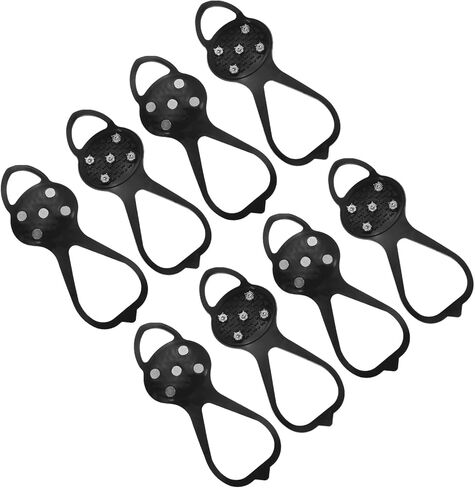 PATIKIL Non-Slip Gripper Spikes Claw, Universal Ice Cleats Shoe Spikes with Tooth Steel Nails for Skiing Walking Shoes in Kuwait