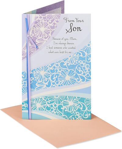 American Greetings Mothers Day Card from Son (Because of You) in Saudi Arabia