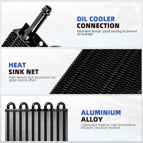 16 Pass Fluid Cooler Tube & Fin Electra, AN8 Cool 1/2" Transmission Oil Cooler Core in Saudi Arabia