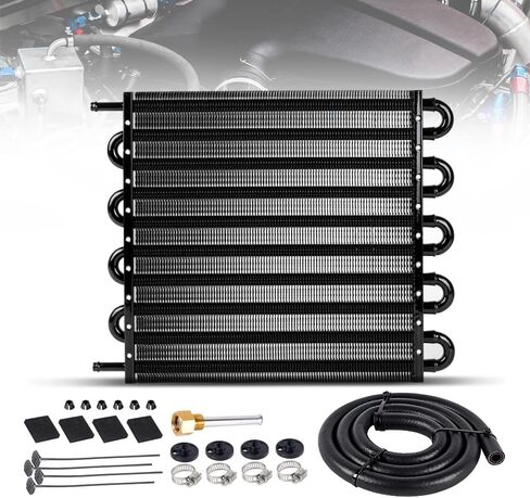 16 Pass Fluid Cooler Tube & Fin Electra, AN8 Cool 1/2" Transmission Oil Cooler Core in Saudi Arabia
