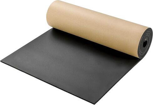 NATGAI Sponge Neoprene with Adhesive Foam Rubber Sheet 1/8" Thick X 12" Wide X 24" Long, Cut to Multiple Dimensions and Lengths - DIY, Gaskets, Cosplay, Costume, Crafts in Kuwait