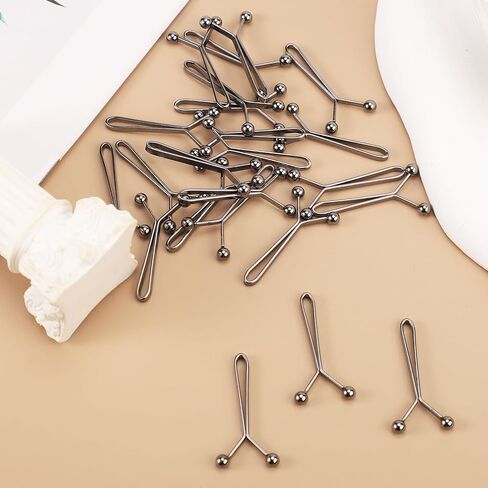 24pcs Hijab Pins for Women, Fashion Exquisite Shawl Scarf Clip Muslim Hijab Clips Safety Brooch Pin Buttons for Women Headscarf Wedding Dress Sweater Jewelry Accessories (Gold) in Saudi Arabia
