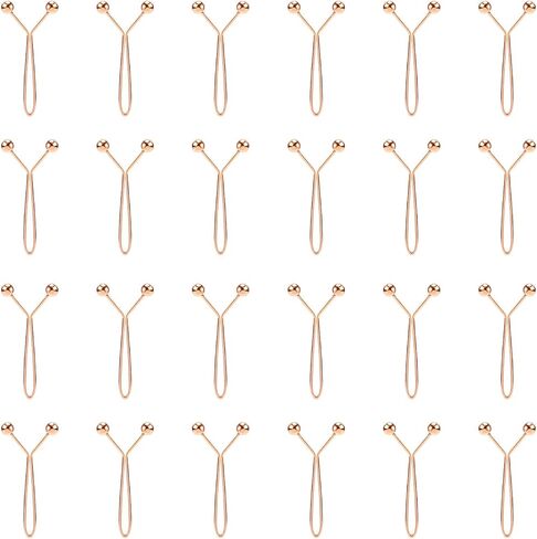 24pcs Hijab Pins for Women, Fashion Exquisite Shawl Scarf Clip Muslim Hijab Clips Safety Brooch Pin Buttons for Women Headscarf Wedding Dress Sweater Jewelry Accessories (Gold) in Saudi Arabia