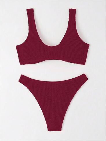 SOLY HUX Bikini Sets for Women Twist Front Swimsuit Two Piece Bathing Suits in Saudi Arabia