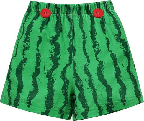 IMEKIS Toddler Baby Boys Melon 1st 2nd Birthday Cake Smash Outfit Romper + Shorts Bloomers + Suspenders Photo Shoot Clothes in Saudi Arabia
