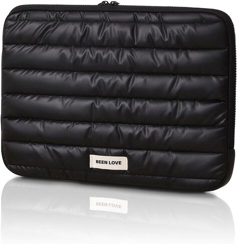 Teryeefi Laptop Sleeve Bag 15 Inch, Fashion Waterproof Puffy Soft Laptop Carrying Case for MacBook Air Pro 15 inch, Dell, Asus, HP 15 inch Laptop Device- Purple in Saudi Arabia