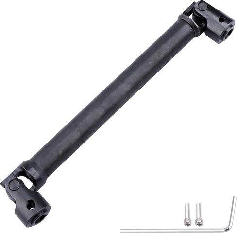 Splined Steel Universal Drive Shaft Driveshafts CVD Axle Shaft 1/10 Scale RC Crawler Car Upgrades Replacement for Traxxas Axial Tamiya RC4WD Redcat Racing (135-220mm Length) in Saudi Arabia