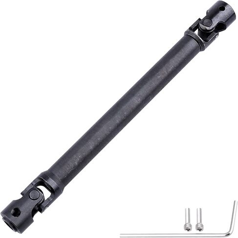 Splined Steel Universal Drive Shaft Driveshafts CVD Axle Shaft 1/10 Scale RC Crawler Car Upgrades Replacement for Traxxas Axial Tamiya RC4WD Redcat Racing (135-220mm Length) in Saudi Arabia