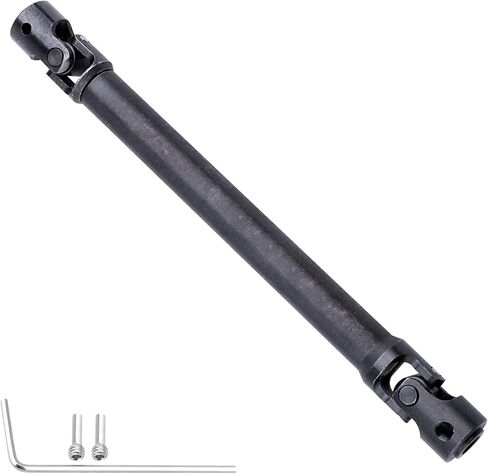 Splined Steel Universal Drive Shaft Driveshafts CVD Axle Shaft 1/10 Scale RC Crawler Car Upgrades Replacement for Traxxas Axial Tamiya RC4WD Redcat Racing (135-220mm Length) in Saudi Arabia