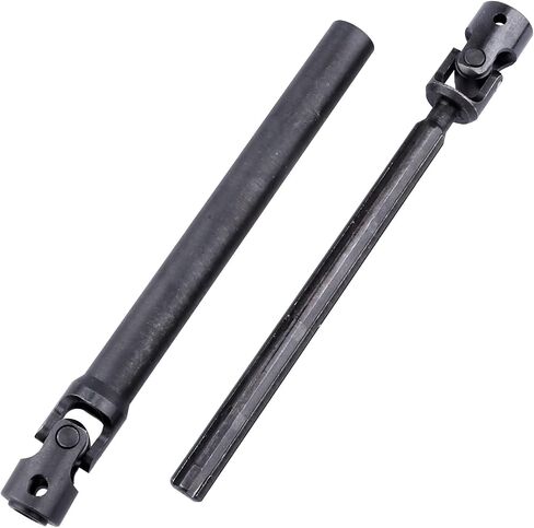 Splined Steel Universal Drive Shaft Driveshafts CVD Axle Shaft 1/10 Scale RC Crawler Car Upgrades Replacement for Traxxas Axial Tamiya RC4WD Redcat Racing (135-220mm Length) in Saudi Arabia