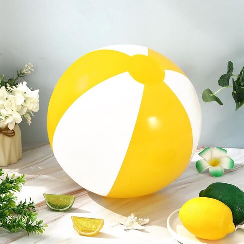 Whaline 3pcs قابلة للنفخ كرة الشاطئ الجولة كرات PVC ألعاب لعبة لطيف لصيف هاواي تمييز تراديك ديكور شاطئ الحفلة in Kuwait