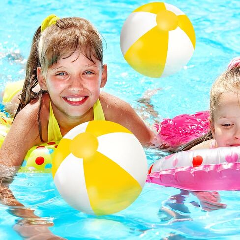 Whaline 3pcs قابلة للنفخ كرة الشاطئ الجولة كرات PVC ألعاب لعبة لطيف لصيف هاواي تمييز تراديك ديكور شاطئ الحفلة in Kuwait