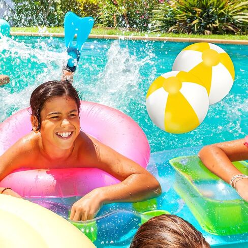 Whaline 3pcs قابلة للنفخ كرة الشاطئ الجولة كرات PVC ألعاب لعبة لطيف لصيف هاواي تمييز تراديك ديكور شاطئ الحفلة in Kuwait