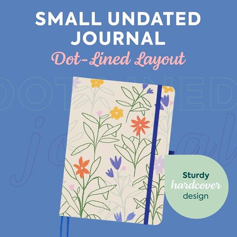 مجلة Happy Planner الصغيرة غير المؤرخة مع 80 صفحة من ورقة GSM السميكة 100 ، وحجم A5 ، وتخطيط مبطنة بالنقطة ، والعث الصوفي in Kuwait