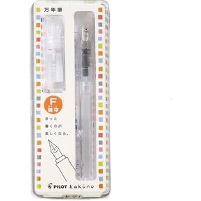 Pilot Kakuno Fine Nib Fountain Pen ، جسم غير ملون (FKA-1SR-NCF)