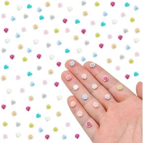 100 PCS فراشة صغيرة للحرف اليدوية راتنجات حيوانية دمية مصغرة الأشياء الفراشة الصغيرة للديكور المناظر الطبيعية الحديقة الجنية