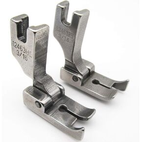 ckpsms Brand -#12463 Hinged Right & Left Raising Presser Foot with Guide for Top-Stitch (1/8")