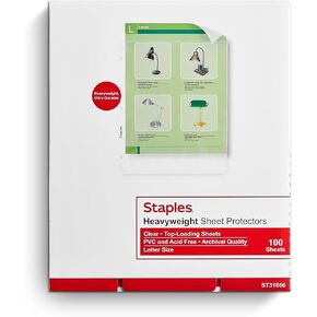 دبابيس حماة أوراق الوزن الثقيلة ، واضحة ، 300/كرتون (ST31866/31866VS)