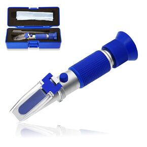 AMTAST Hand Held DEF AdBlue Refractometer Tester for Urea Concentration in Diesel Exhaust Fluid Aqueous Urea Solution with ATC Automatic Temperature Compensation Measuring Range 0-40% (Copper)