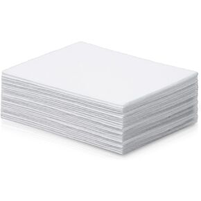 ملاءات شديدة الشعور ، 8 "× 12" شعرت بالألواح للحرف اليدوية ، و 15 في المائة من أوراق القماش ذات اللصق الملصقات الملصقات التي لاصق 0.1 مم من النسيج الرفيع لمشاريع الخياطة في عيد الميلاد في عيد الميلاد (أبيض)