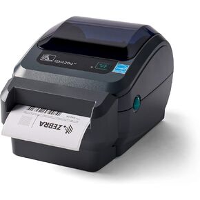 ZEBRA GX420d Direct Thermal Desktop Printer Print Width of 4 in USB Serial and Parallel Port Connectivity Includes Cutter GX42-202512-000