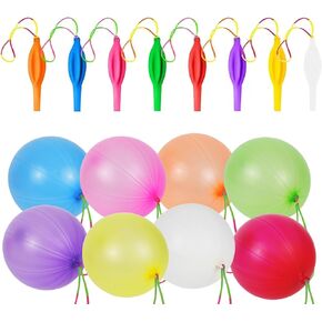 Neon Punch Balloons ، (40 قطعة) حفل عيد ميلاد يفضل للأطفال ، والأولاد ، والفتيات ، وتخزين المواد الغذائية للأطفال ، وحفلات البلياردو ، وحشو بيناتا ، وهدايا سلة عيد الفصح والمزيد!