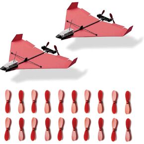 Powerup 4.0 Dual Fly Kit-رحلة من الجيل التالي الذي يسيطر عليه الهاتف الذكي! يتضمن مجموعات طائرة 2x + 10x مجموعات المروحة الإضافية للمتعة التي لا نهاية لها وطيران سلس