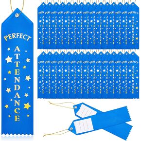 Hotop 100 Piece Ardes Award Award Award Award Award Ribbon Blue Award مع جائزة بطاقة الحدث وحبل المسابقة ، الحدث الرياضي ، المسابقات ، المدرسة ، فريق المكتب