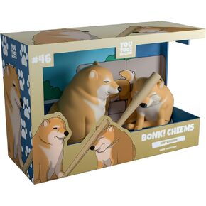YouTooz Bonk Cheems Doge 3.5 بوصة ، شكل فينيل Cheems ، Figure Shiba Inu Doge - مجموعة YouTooz Meme على أساس الإنترنت Meme