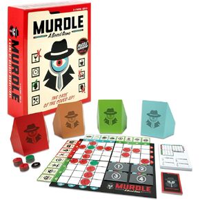 Endless Games Murdle Board Game | Based on The Crime Puzzle Book | Murder Mystery Game for 2-4 Players, Ages 12+