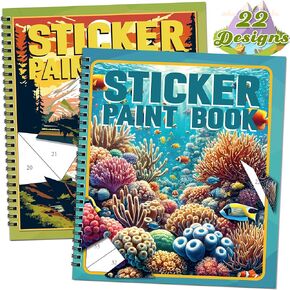Freesdai National Park Nature Landscape Scenes Sticker Books Crafts for Kids Ages 4-8 Adults 22 Pictures