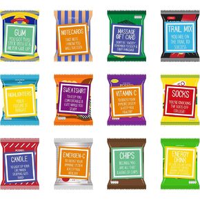 34 PCS College Care Package Tag Exams Final Tags Tags End of the Year Gift for College Survival Kits Holiday Supplies