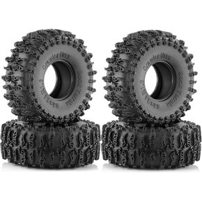 REDSPIDER•Rubber 1.0'' Crawler Tires OD 2.48'' for 1/24 1/18 RC Crawler Car scx24 trx4m fcx24 tires