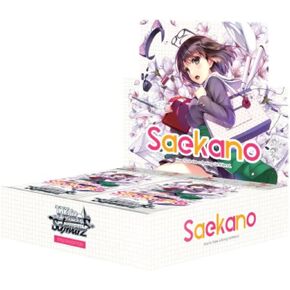Bushiroad Saekano كيفية تربية صديقة مملة 16 حزمة - 9 بطاقات لكل حزمة - الإنجليزية - Weiss Schwarz Booster Bost