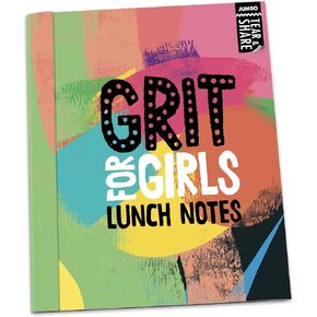 Papersalt Grit for Girls Jumbo Tear and Share Lunch Notes for Teen Girls, 5.5-Inch, Multicolor