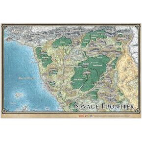Dungeons & Dragons Savage Frontier Map- Storm Kings Thunder