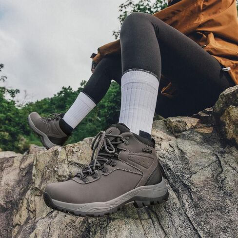 CC-Los Women's Waterproof Hiking Boots Trekking Backpacking Boot Grey Size 5.5-10.5 in Kuwait