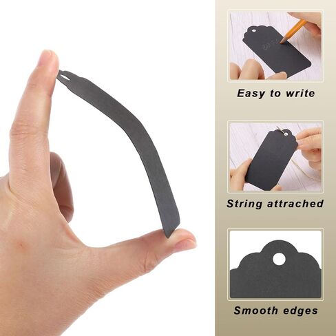 MECCANIXITY 100Pcs Kraft Paper Gift Tags with String,24x24 Inch Round Circle Paper Labels Brown Gift Bags Tag for Price Tags,Christmas Gifts, DIY Crafts, Wedding, Party Favors in Kuwait