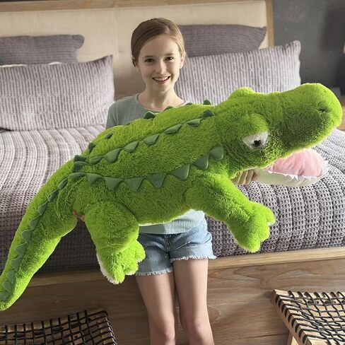 Tezituor Long Plush Cow Body Pillow, 43" Cute Cow Stuffed Animals Throw Pillows Weighted Stuffed Animal Birthday Gifts for Children Kids Adults in Saudi Arabia