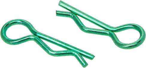MEUS RACING 100pcs Aluminum R-Clips Body Clips Buckles for 1/18 1/16 1/24 RC Model Car Upgrade Parts Accessories (Green) in Kuwait