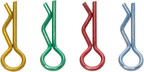 MEUS RACING 100pcs Aluminum R-Clips Body Clips Buckles for 1/18 1/16 1/24 RC Model Car Upgrade Parts Accessories (Green) in Kuwait