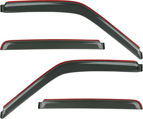 Window Visor Rain Guards Smoke Compatible with 15-20 Escalade ESV/GMC Yukon XL Wind Deflector 4pc 94966 in Saudi Arabia