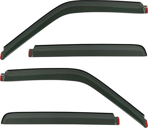 Window Visor Rain Guards Smoke Compatible with 15-20 Escalade ESV/GMC Yukon XL Wind Deflector 4pc 94966 in Saudi Arabia