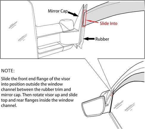 Window Visor Rain Guards Smoke Compatible with 15-20 Escalade ESV/GMC Yukon XL Wind Deflector 4pc 94966 in Saudi Arabia
