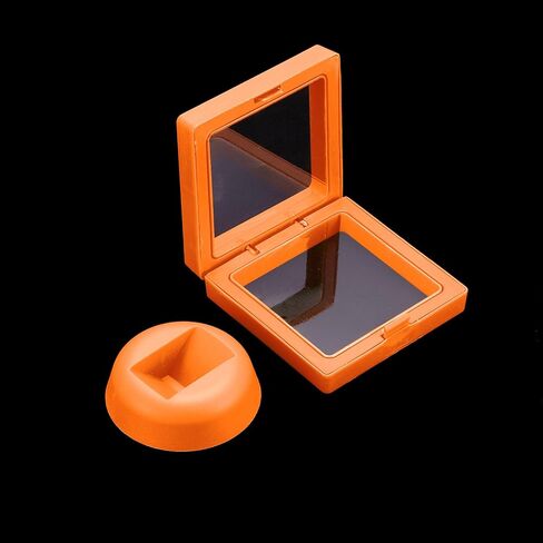 uxcell 6Pcs Floating Frame Display Case 3 Sizes Square 3D Floating Frame Display with Base for Jewelry Shells Medals Stamps Gems, Sapphire Blue in Saudi Arabia