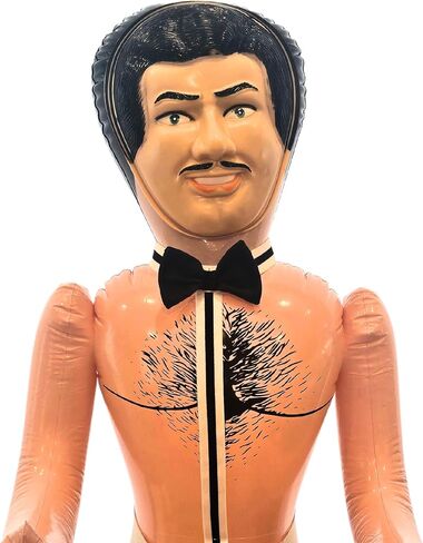 Merrimix - Fernando Male Inflatable Blow Up Doll with Chippendale Costume, Gag Gifts for Men, Bachelor Party Favors and Decorations Accessories, Funny Bachelorette in Kuwait