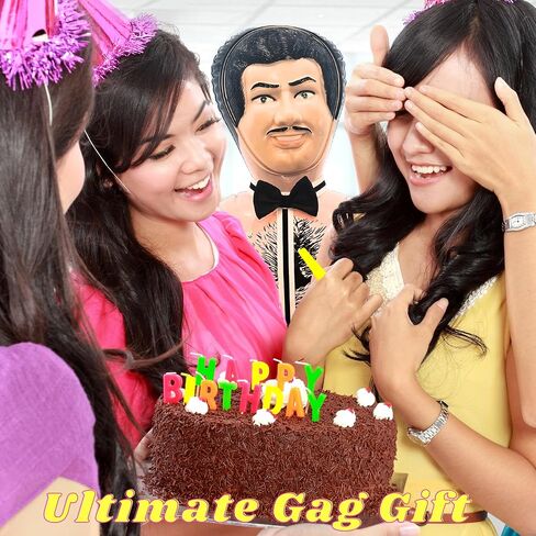 Merrimix - Fernando Male Inflatable Blow Up Doll with Chippendale Costume, Gag Gifts for Men, Bachelor Party Favors and Decorations Accessories, Funny Bachelorette in Kuwait